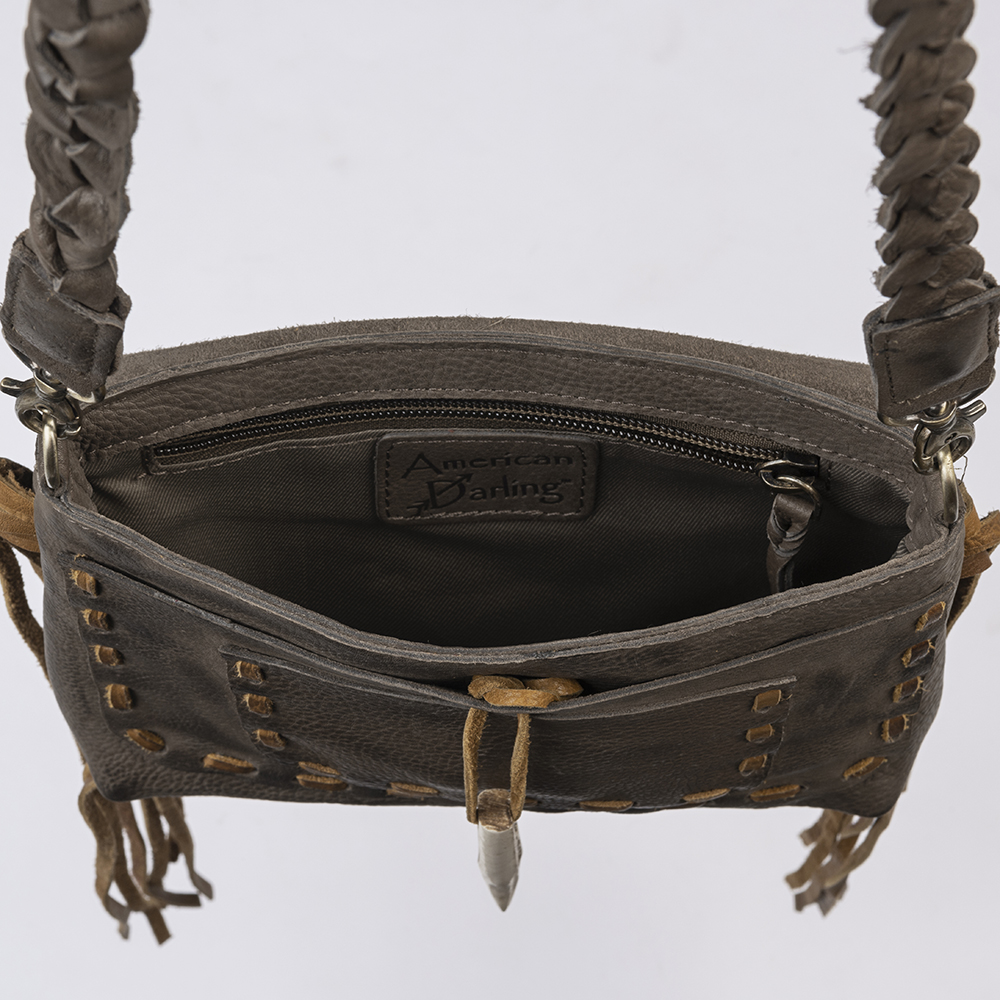 AD American Darling Cross Body Full Grain Genuine Leather Western Women Bag - Bild 30 von 30