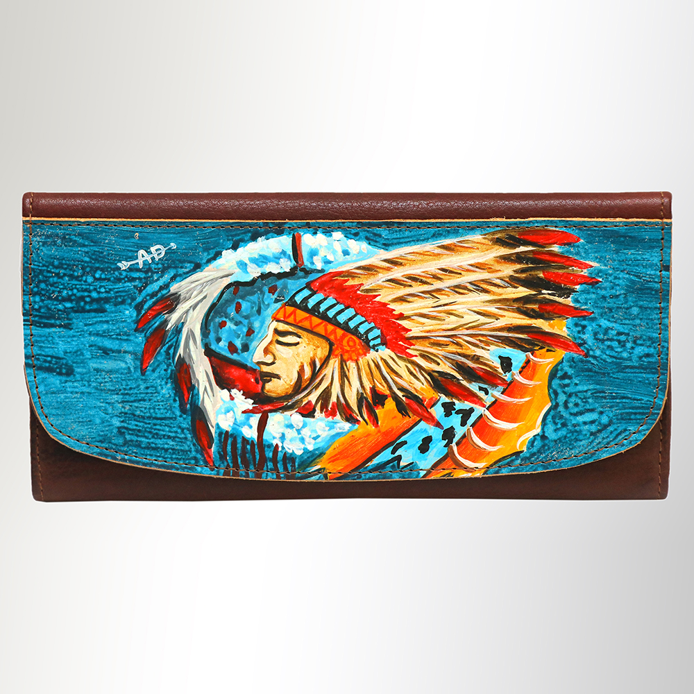 AD American Darling Wallet Hair on Full Grain Genuine Leather Western Women Bag - Picture 41 of 170