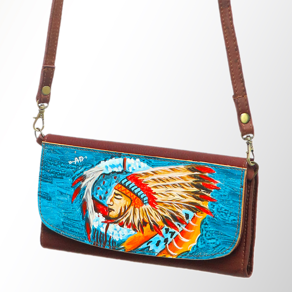 AD American Darling Wallet Hair on Full Grain Genuine Leather Western Women Bag - Picture 40 of 170