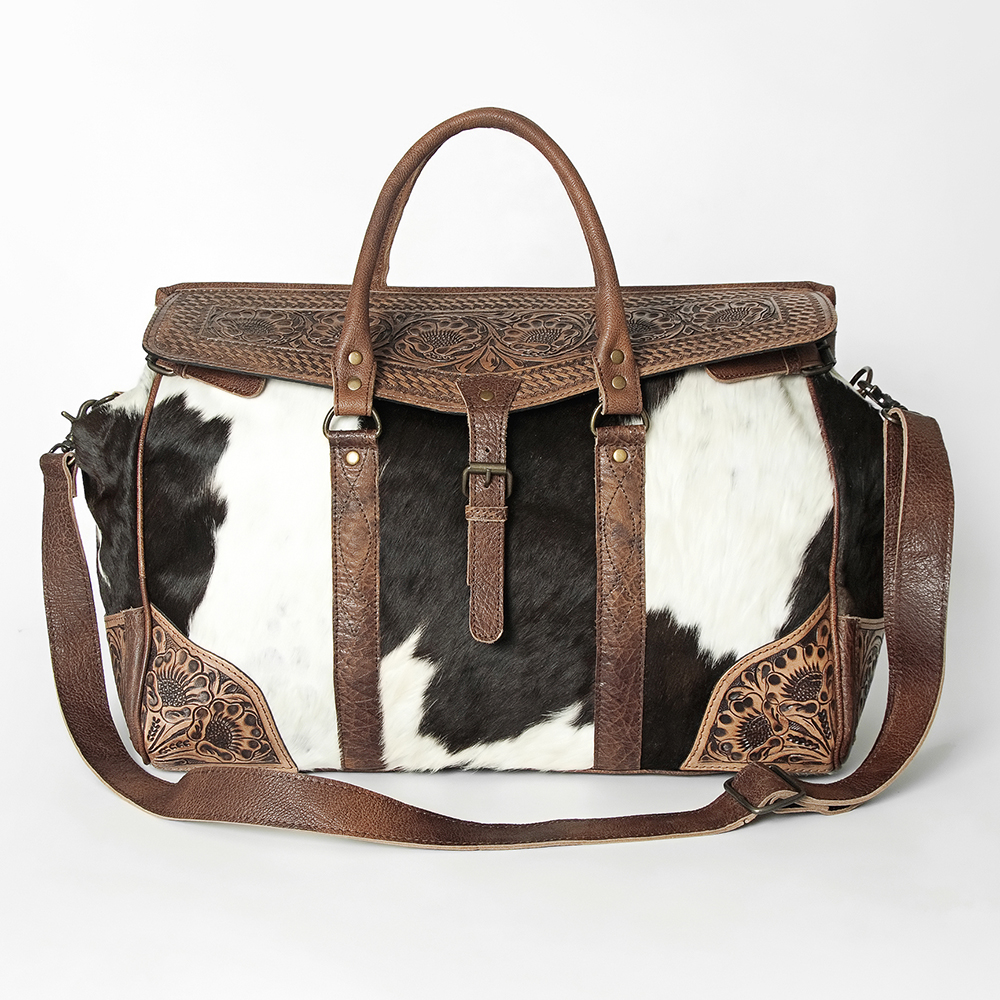 AD American Darling ADBG516 Duffel Hand Tooled achats Saddle Blanket Genuine Leather