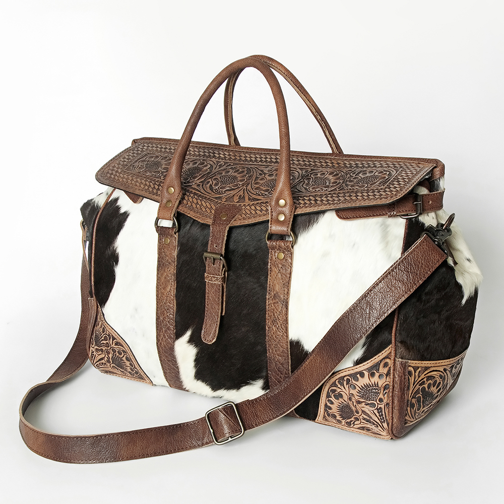 AD American Darling ADBG516 Duffel Hand Tooled Saddle Blanket Genuine Leather économies