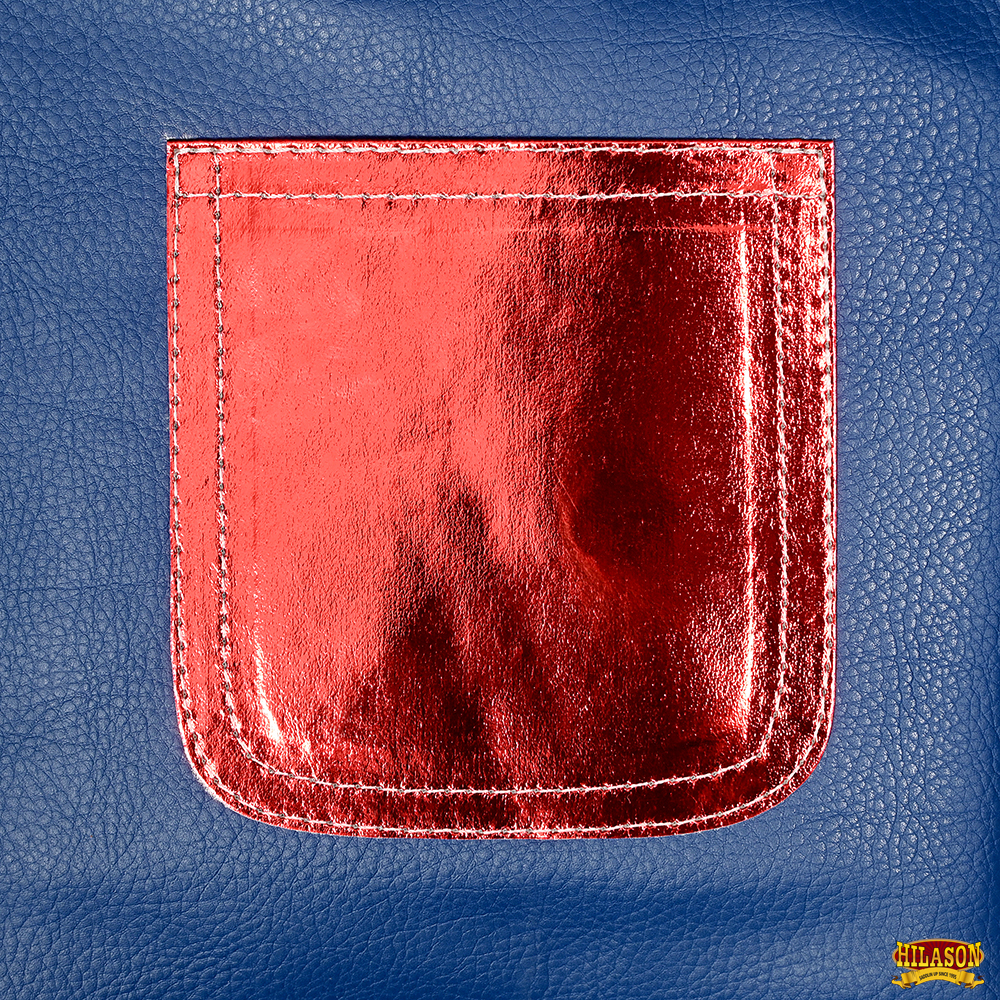 67HS Hilason Kinder Junior Jugend Bull Riding Pro Rodeo Leder Schutzweste - Bild 73 von 97