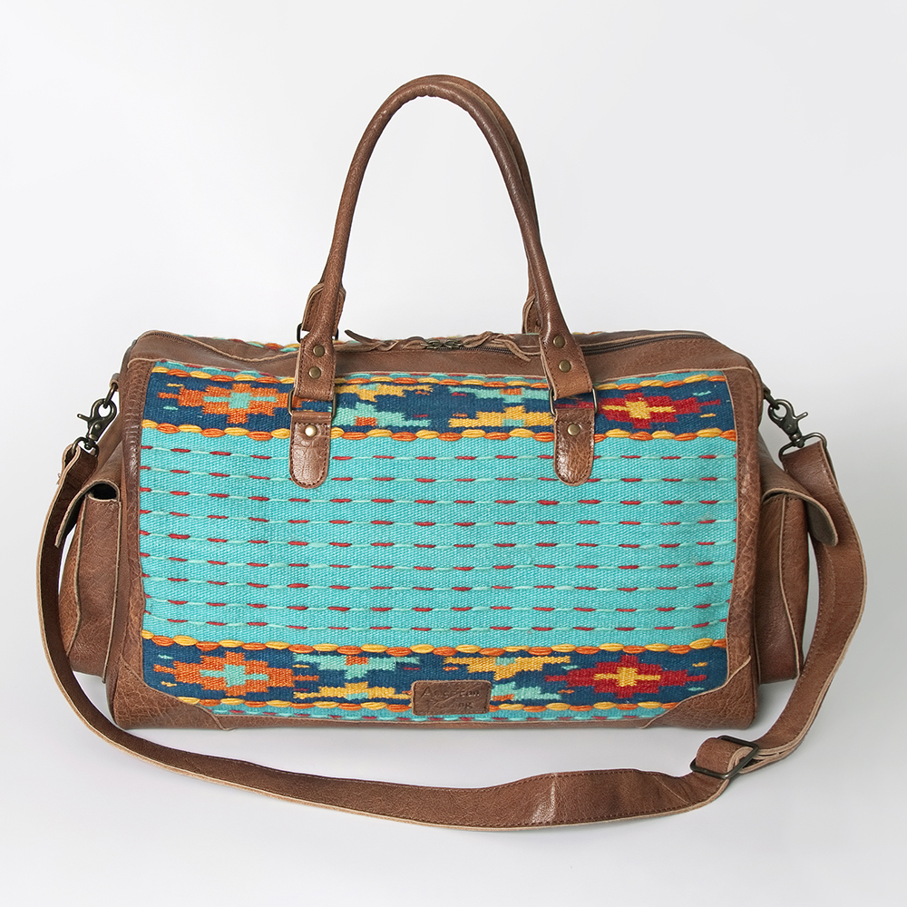 AD American Darling Duffel Saddle Blanket Echtleder Damen Tasche Western - Bild 42 von 61