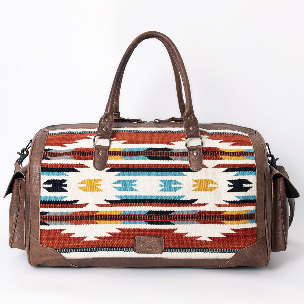 AD American Darling Duffel Saddle Blanket Echtleder Damen Tasche Western - Bild 30 von 61