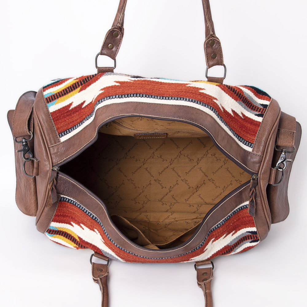 AD American Darling Duffel Saddle Blanket Echtleder Damen Tasche Western - Bild 31 von 61