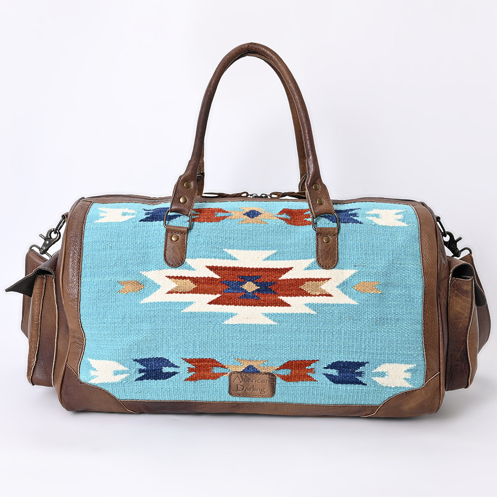 AD American Darling Duffel Saddle Blanket Echtleder Damen Tasche Western - Bild 48 von 61