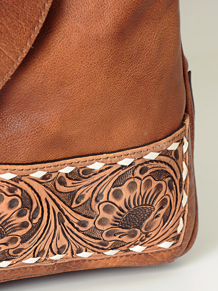 AD American acheter Darling ADBG516 Duffel Hand Tooled Saddle Blanket Genuine Leather
