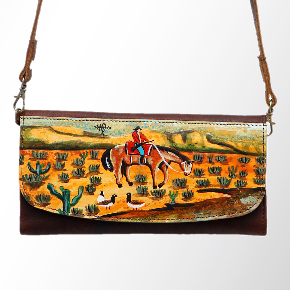 AD American Darling Wallet Hair on Full Grain Genuine Leather Western Women Bag - Picture 131 of 170