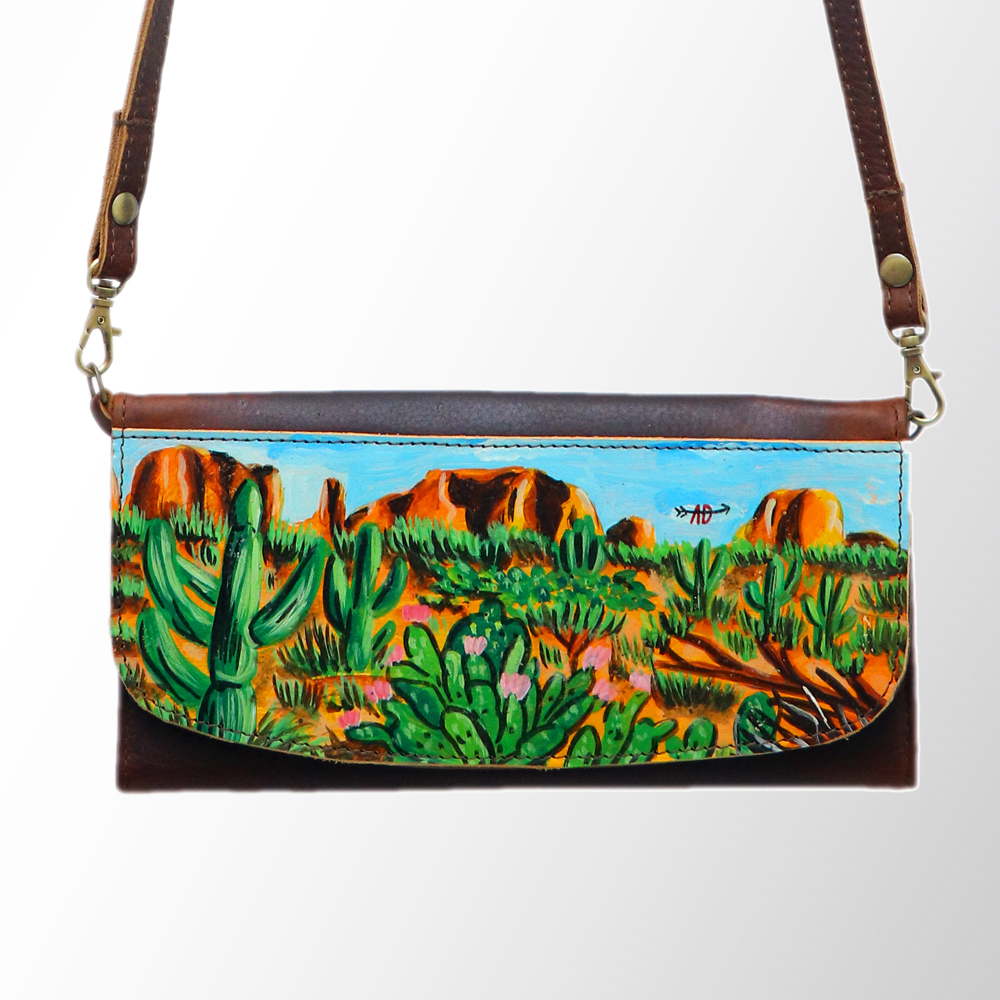 AD American Darling Wallet Hair on Full Grain Genuine Leather Western Women Bag - Picture 55 of 170