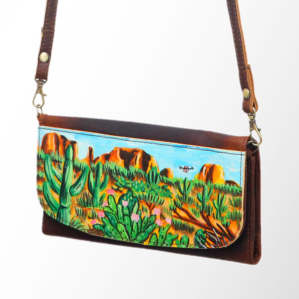 AD American Darling Wallet Hair on Full Grain Genuine Leather Western Women Bag - Picture 54 of 170