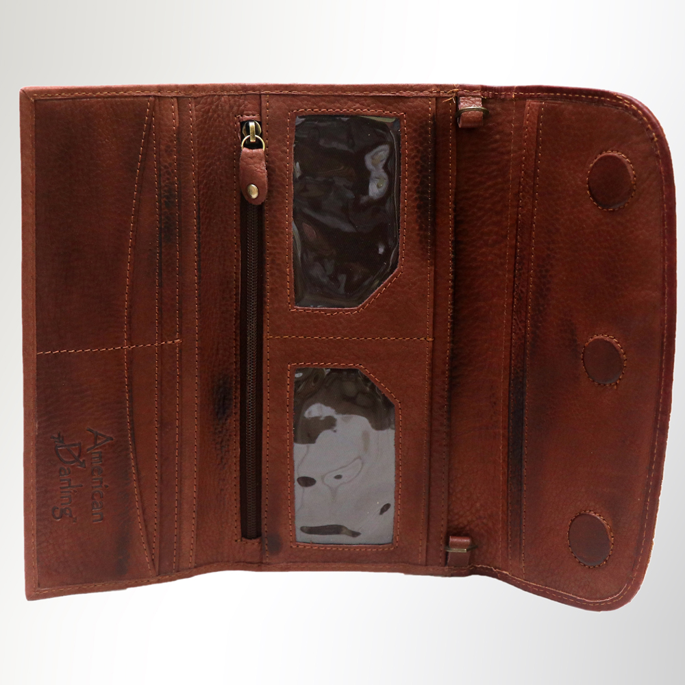 AD American Darling Wallet Hair on Full Grain Genuine Leather Western Women Bag - Picture 23 of 170