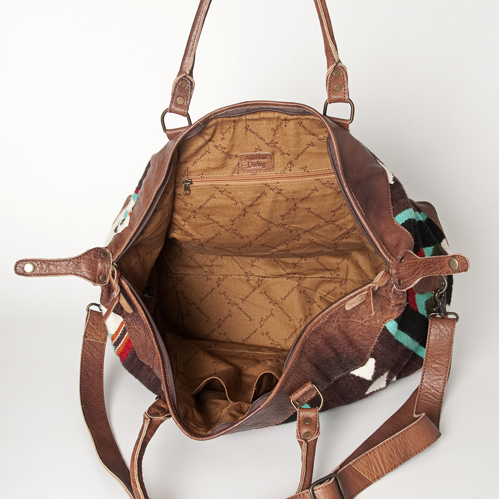 AD American Darling Lona Sillín Manta Cuero Genuino Mujer Bolso Western - Imagen 20 de 102