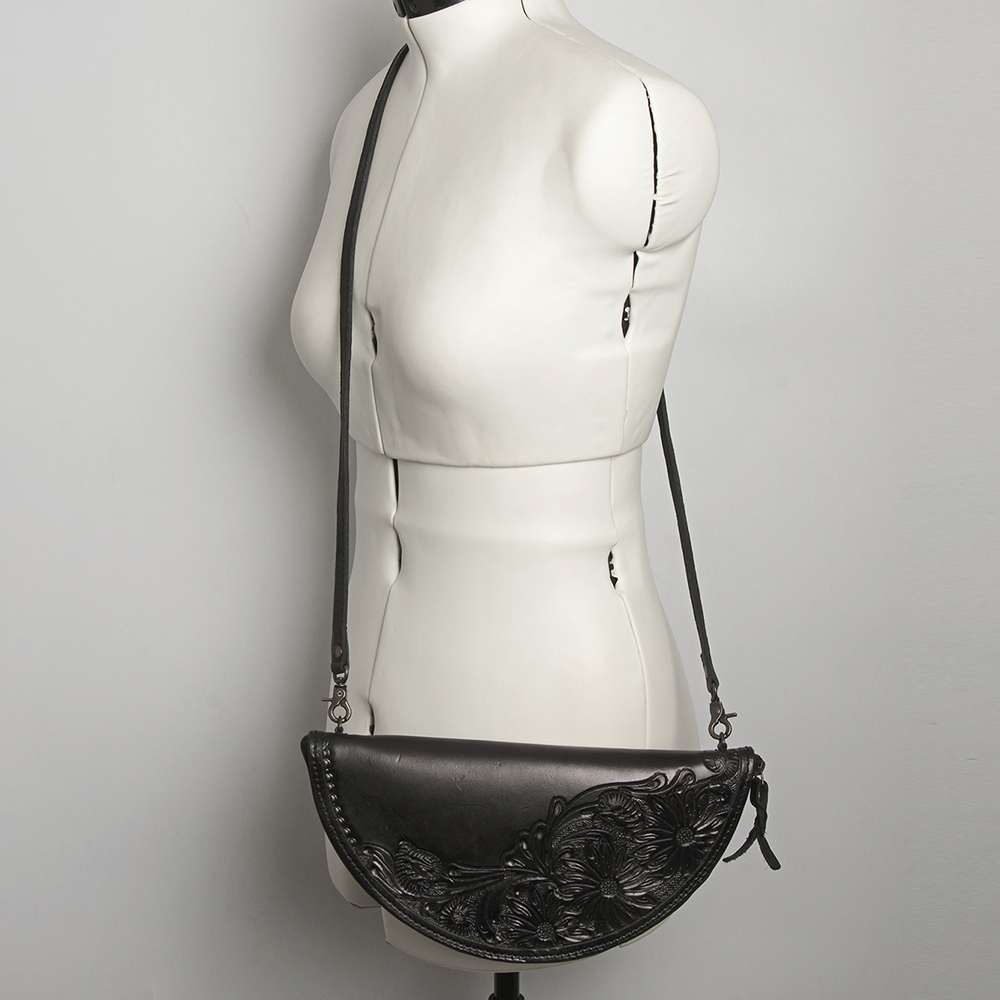 Bolso de mano occidental AD American Darling Taco de cuero genuino para mujer - Imagen 8 de 13