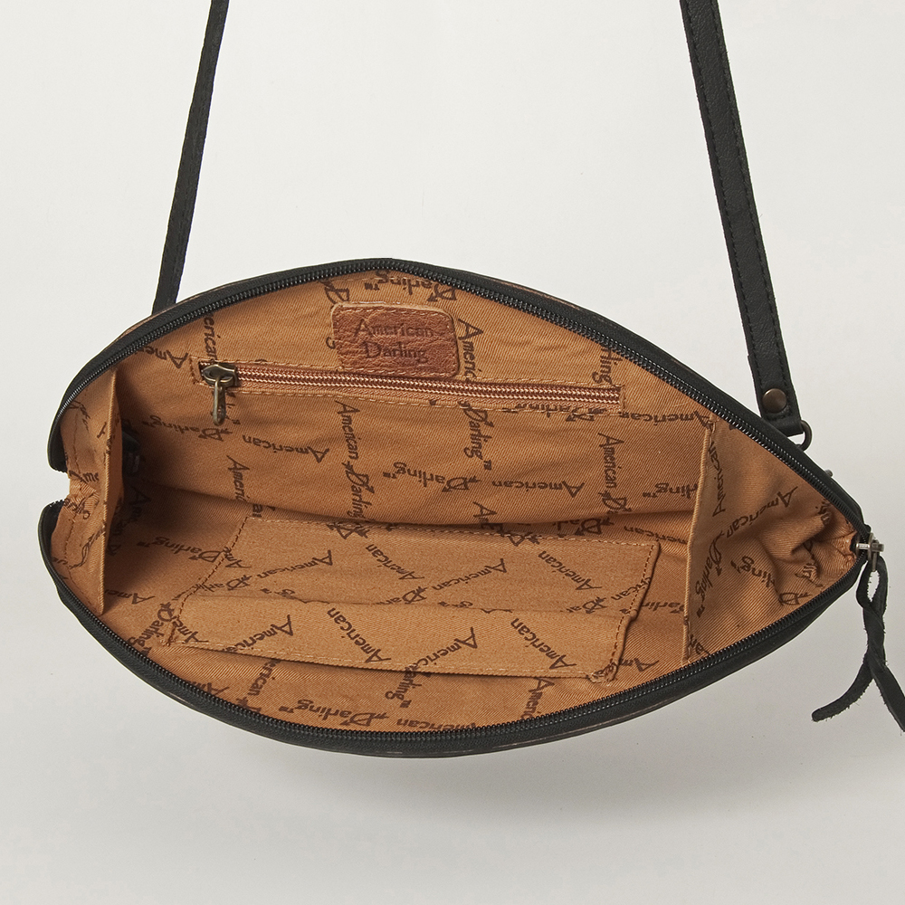 Bolso de mano occidental AD American Darling Taco de cuero genuino para mujer - Imagen 9 de 13