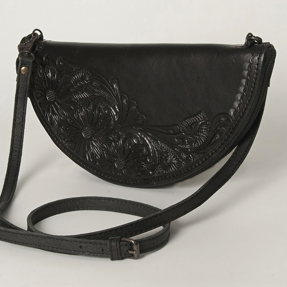 Bolso de mano occidental AD American Darling Taco de cuero genuino para mujer - Imagen 5 de 13