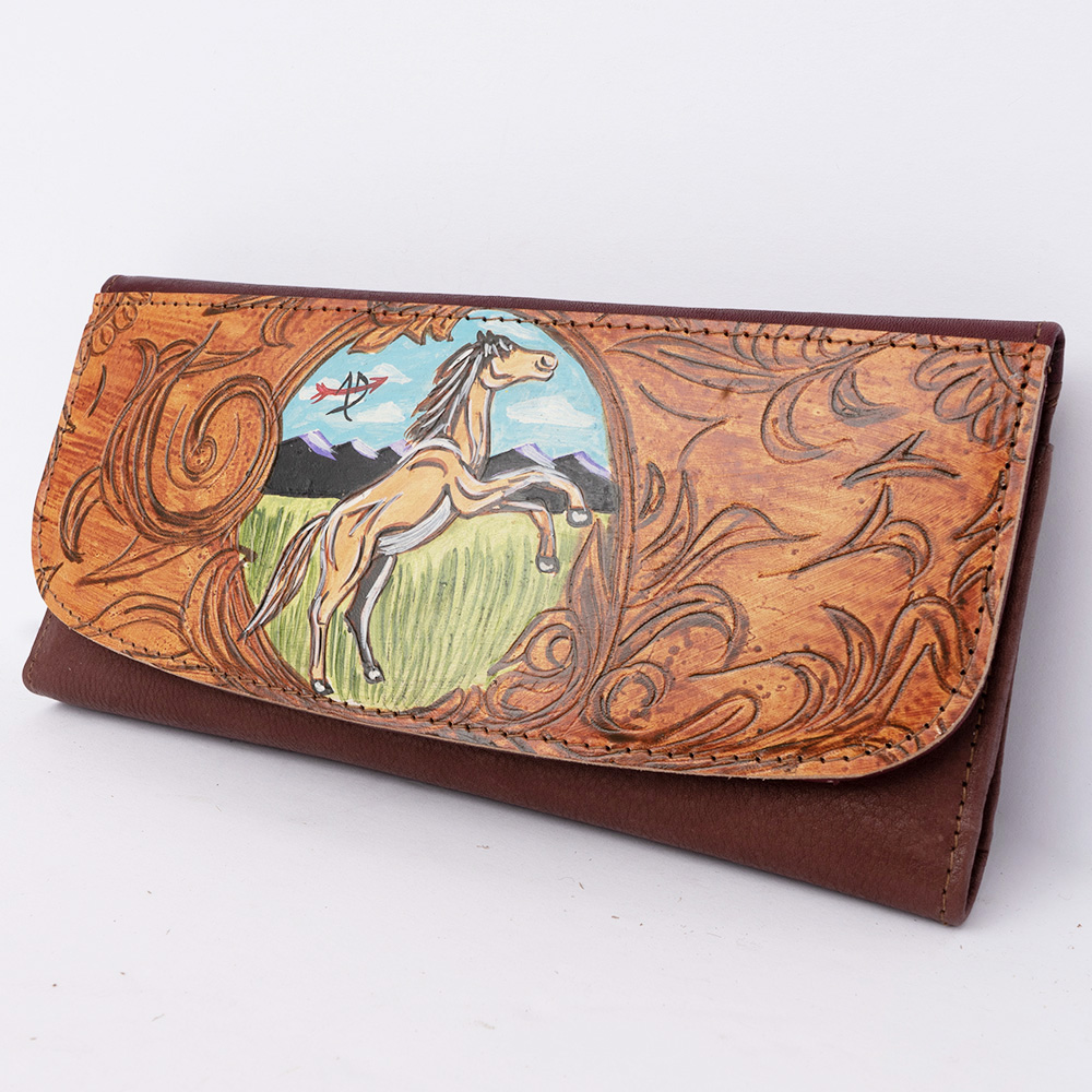 AD American Darling Wallet Hair on Full Grain Genuine Leather Western Women Bag - Picture 24 of 170