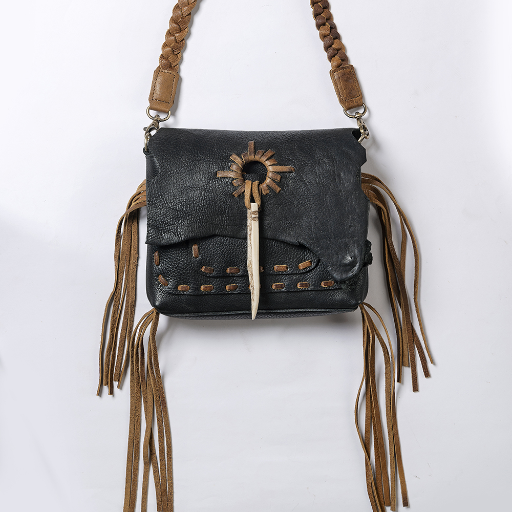 AD American Darling Cross Body Full Grain Genuine Leather Western Women Bag - Bild 8 von 30