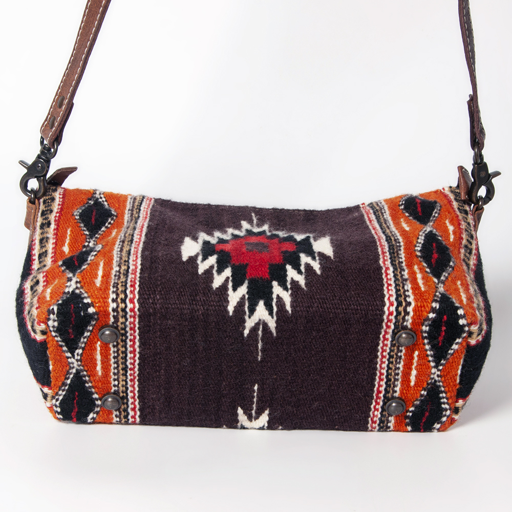 AD American Darling Cross Body sella coperta vera pelle borsa donna western - Foto 11 di 37