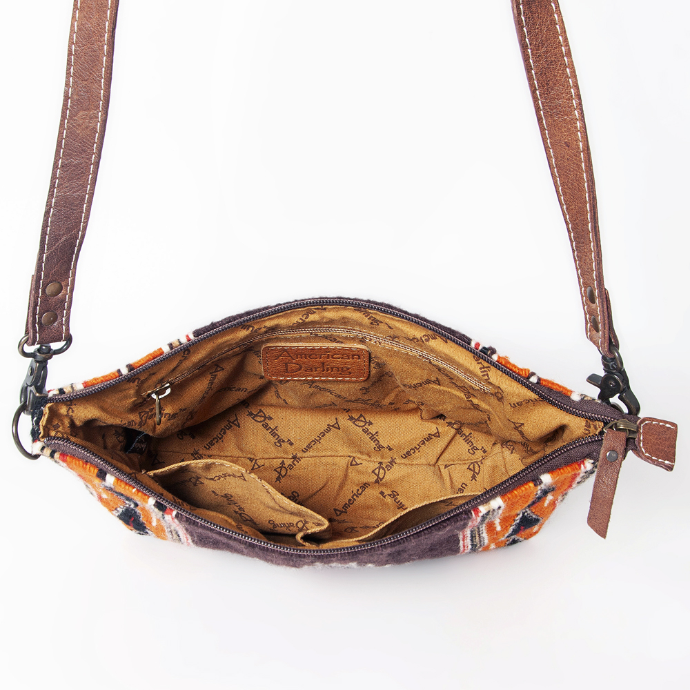 AD American Darling Cross Body sella coperta vera pelle borsa donna western - Foto 13 di 37