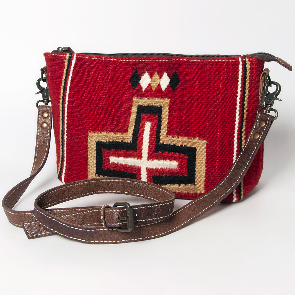 AD American Darling Cross Body sella coperta vera pelle borsa donna western - Foto 20 di 37