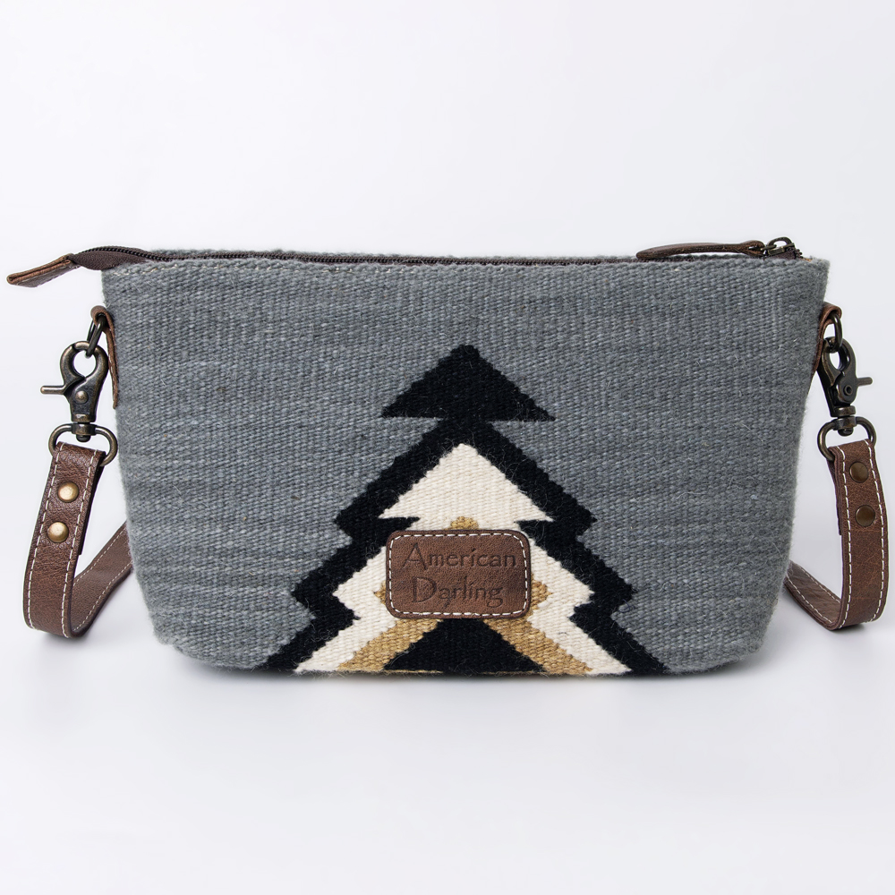 AD American Darling Cross Body sella coperta vera pelle borsa donna western - Foto 18 di 37