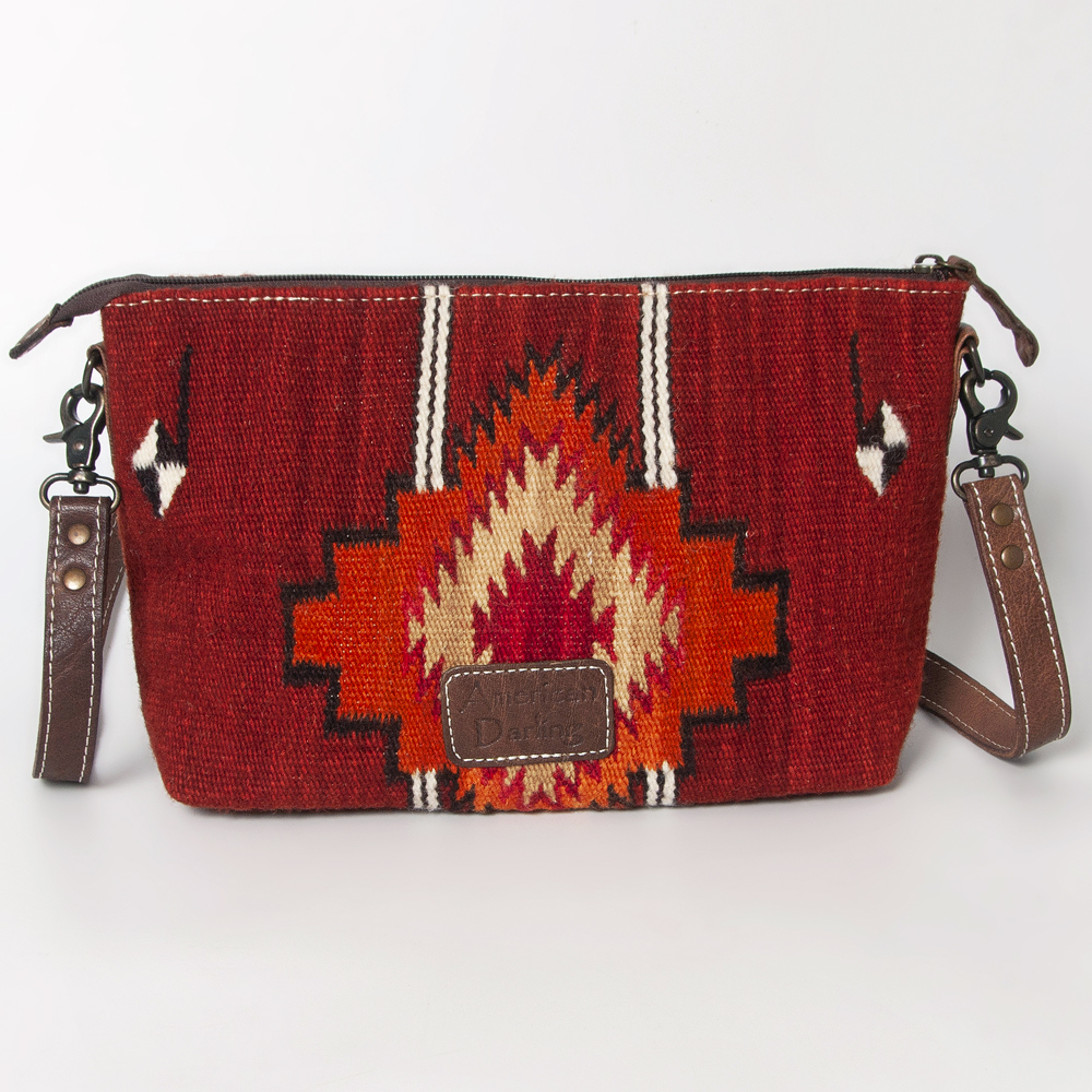 AD American Darling Cross Body sella coperta vera pelle borsa donna western - Foto 30 di 37