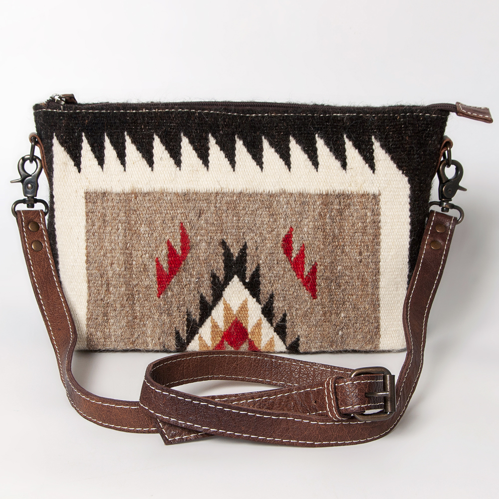AD American Darling Cross Body sella coperta vera pelle borsa donna western - Foto 33 di 37