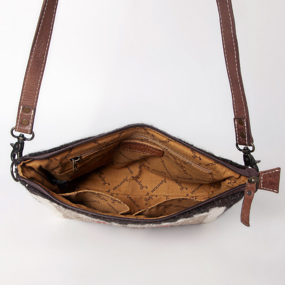AD American Darling Cross Body sella coperta vera pelle borsa donna western - Foto 37 di 37