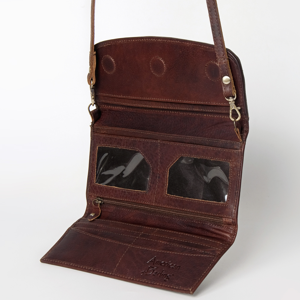 AD American Darling Wallet Hair on Full Grain Genuine Leather Western Women Bag - Picture 102 of 170