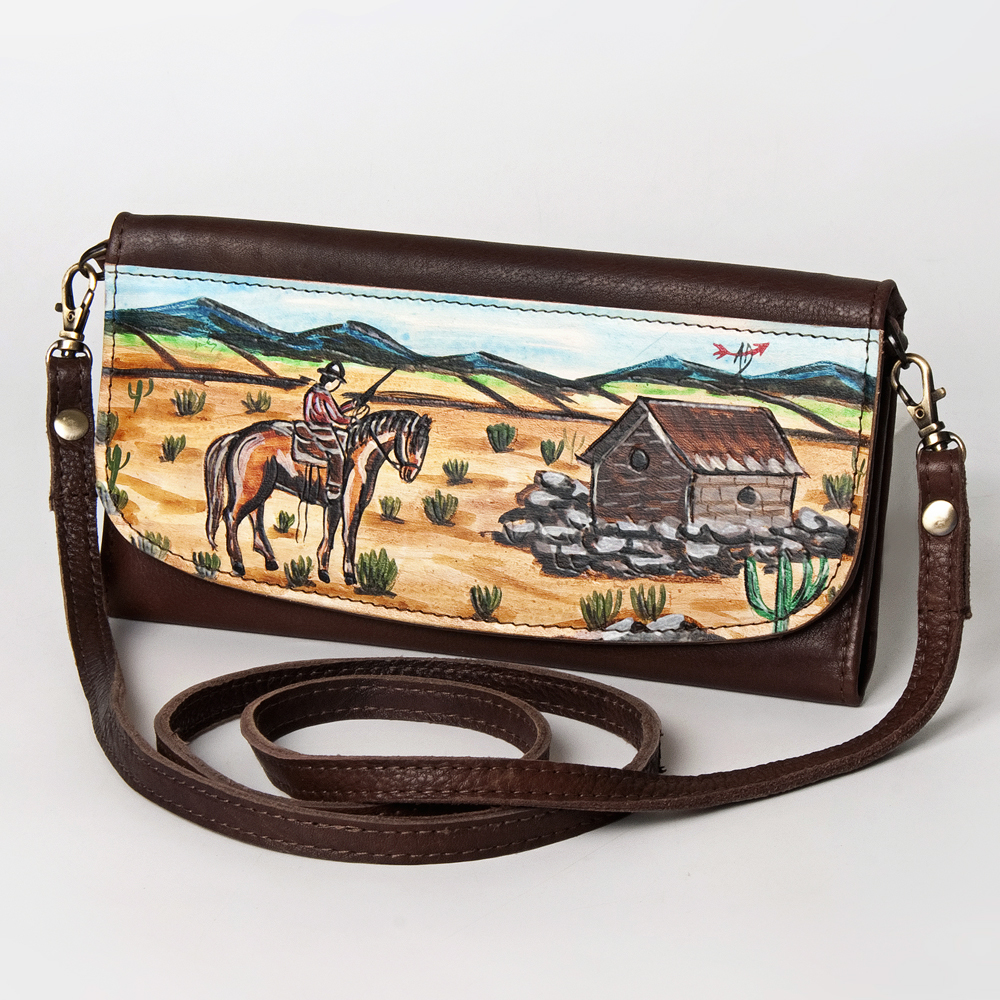 AD American Darling Wallet Hair on Full Grain Genuine Leather Western Women Bag - Picture 99 of 170