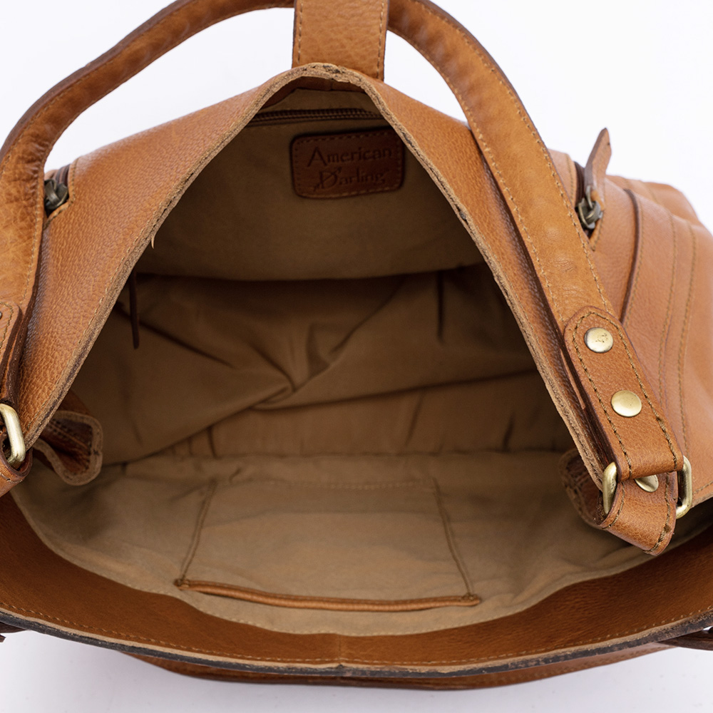 Borsa da donna AD American Darling in vera pelle lavorata a mano borsa western borsetta - Foto 15 di 15