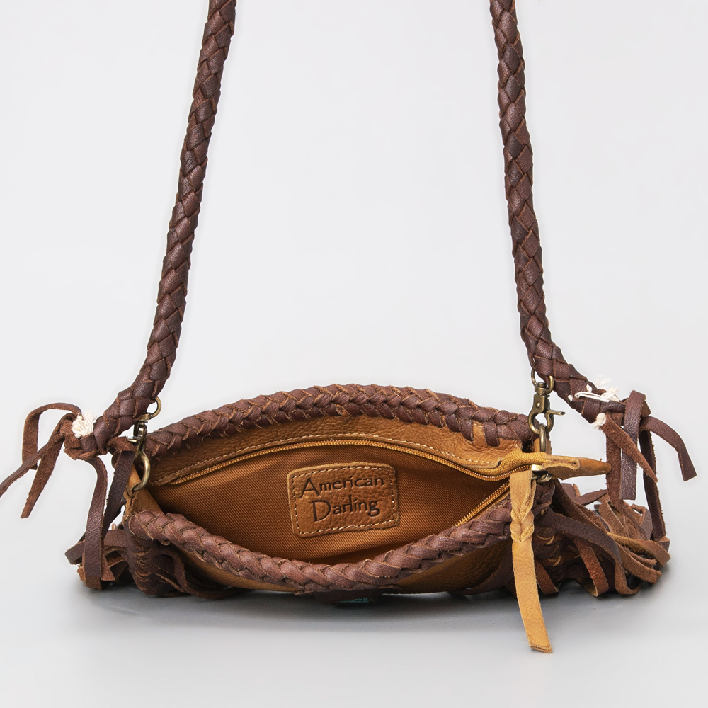 AD American Darling Cross Body Full Grain Genuine Leather Western Women Bag - Picture 28 of 32