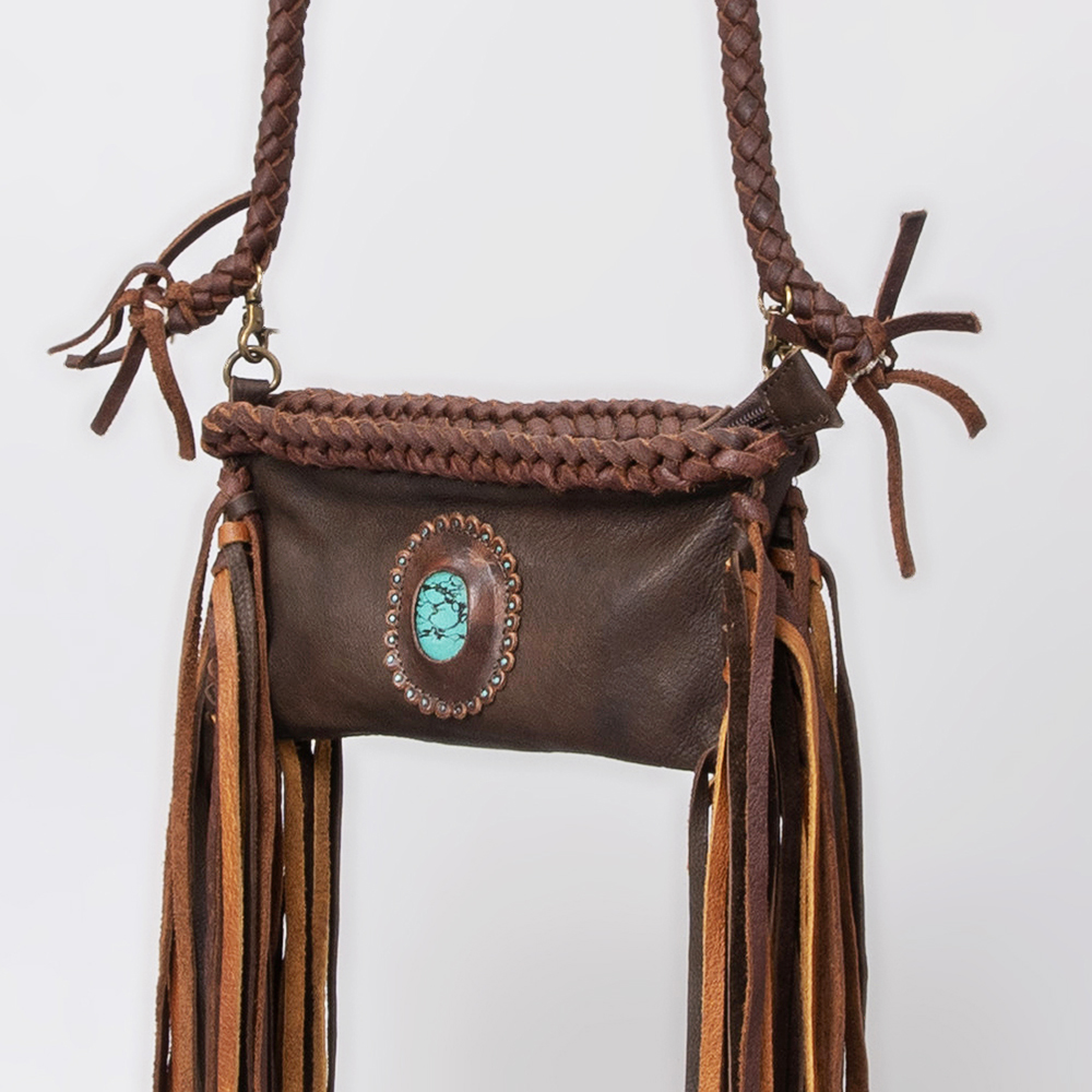 AD American Darling Cross Body Full Grain Genuine Leather Western Women Bag - Picture 17 of 32