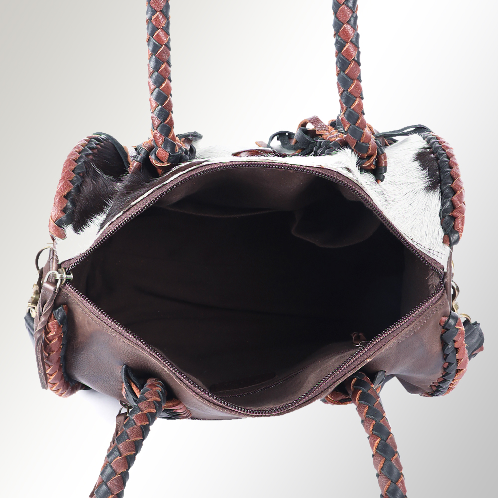 AD American Darling Duffel borsa da donna in vera pelle borsa a mano western borsetta - Foto 8 di 44