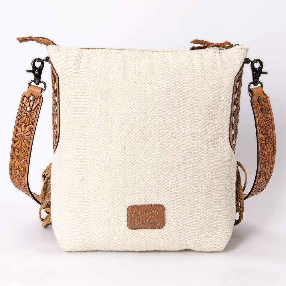 AD American Darling Messenger Bag Saddle Blanket Fabric Genuine Leather Western - Picture 84 of 188