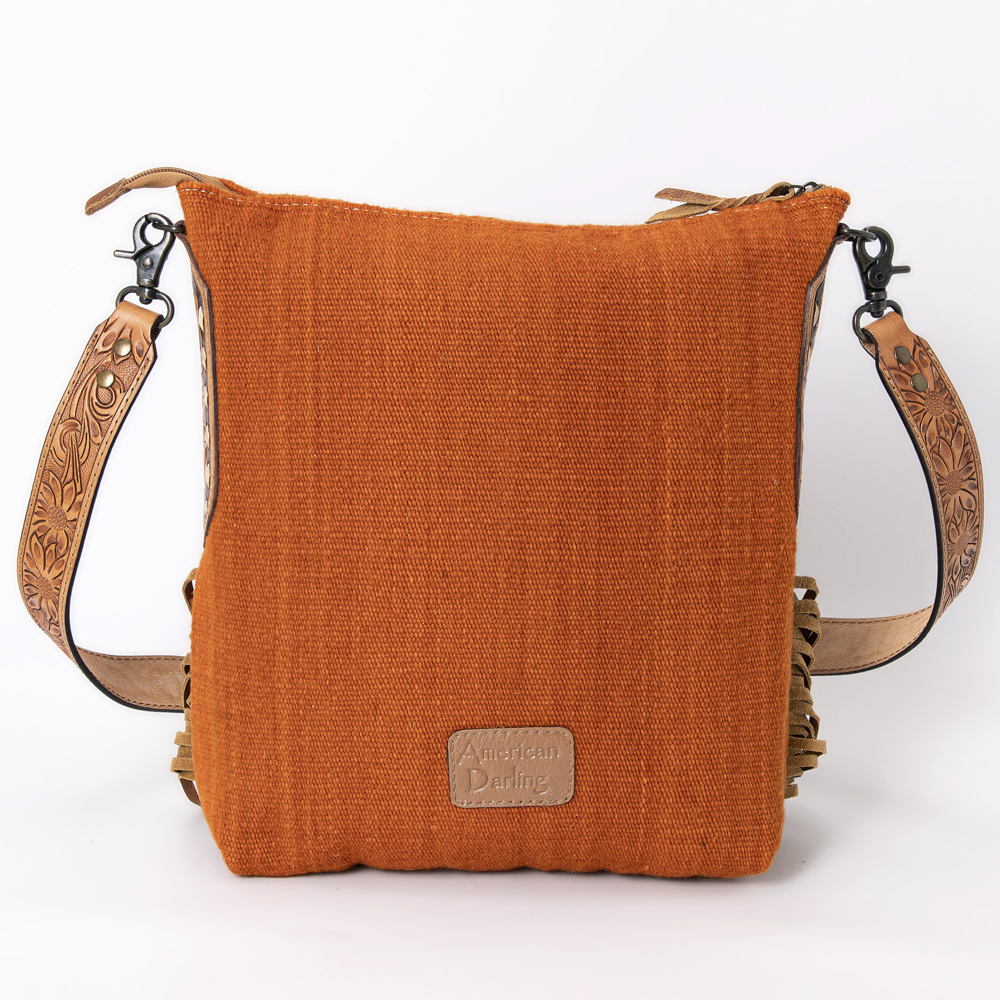 AD American Darling Messenger Bag Saddle Blanket Fabric Genuine Leather Western - Picture 36 of 188