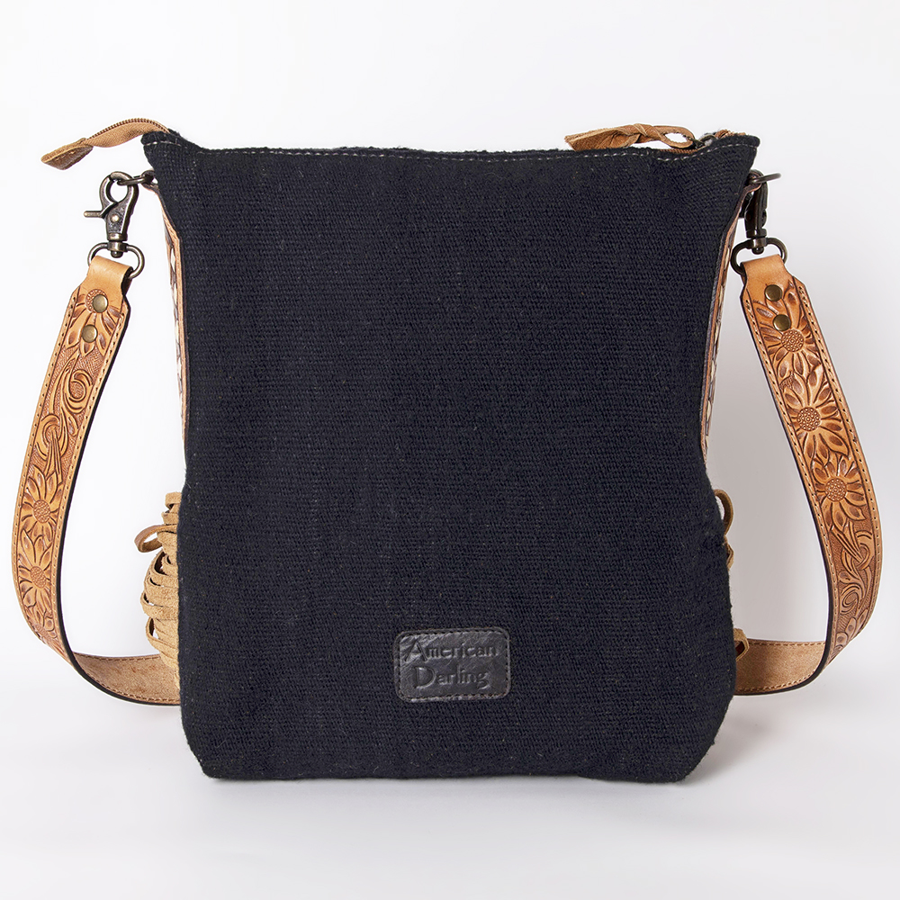 AD American Darling Messenger Bag Saddle Blanket Fabric Genuine Leather Western - Picture 19 of 188