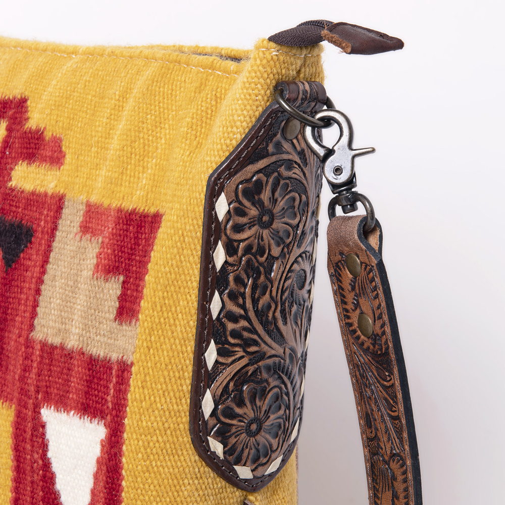 AD American Darling Messenger Bag Saddle Blanket Fabric Genuine Leather Western - Picture 174 of 188