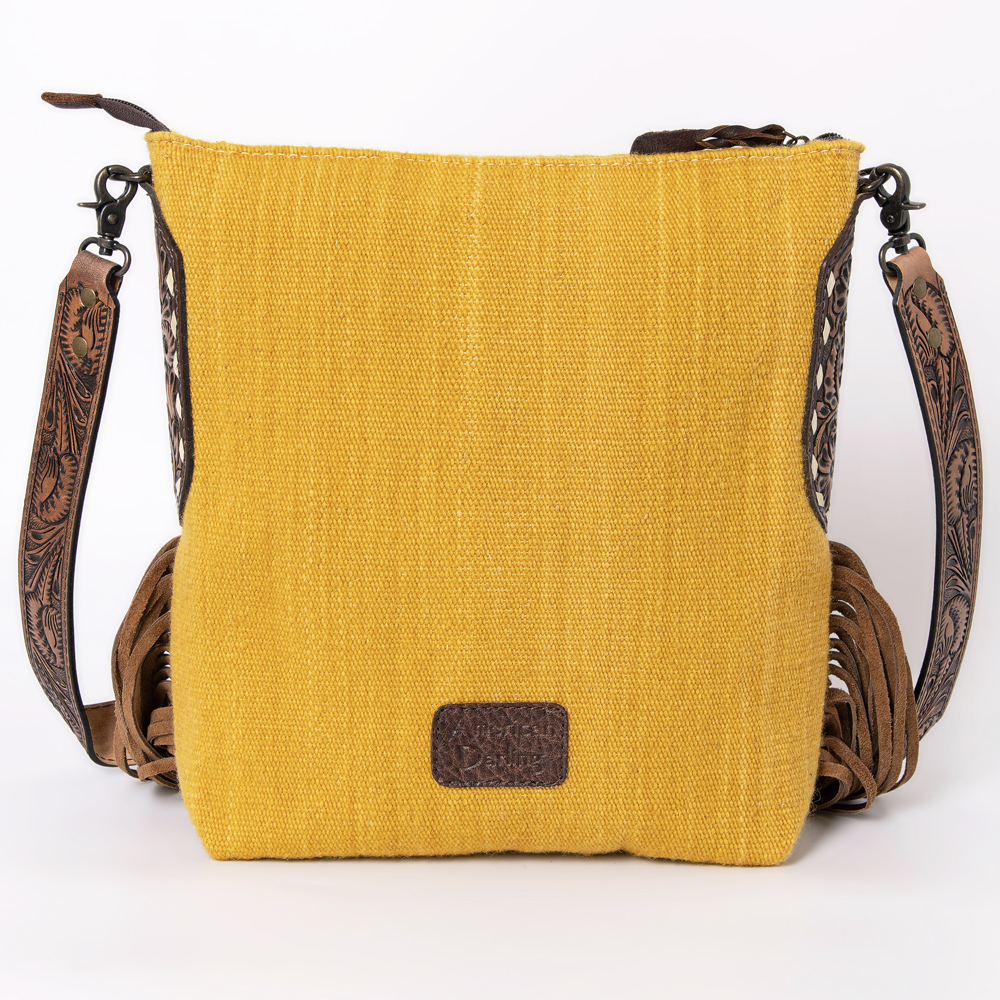 AD American Darling Messenger Bag Saddle Blanket Fabric Genuine Leather Western - Picture 175 of 188