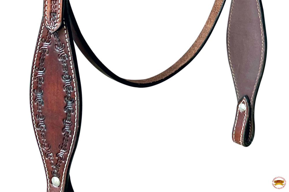 BH HILASON Western Horse Headstall Breast Collar Set Tack Genuine American - Picture 43 of 247