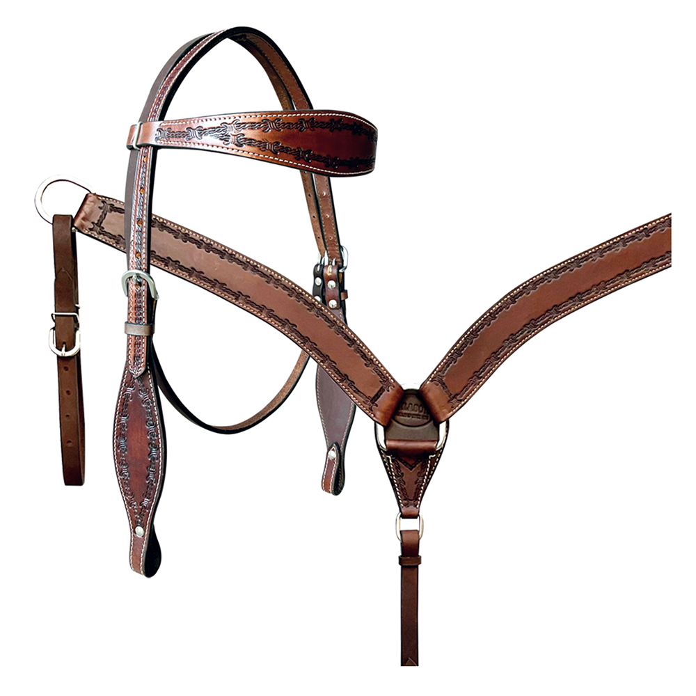 BH HILASON Western Horse Headstall Breast Collar Set Tack Genuine American - Picture 39 of 247