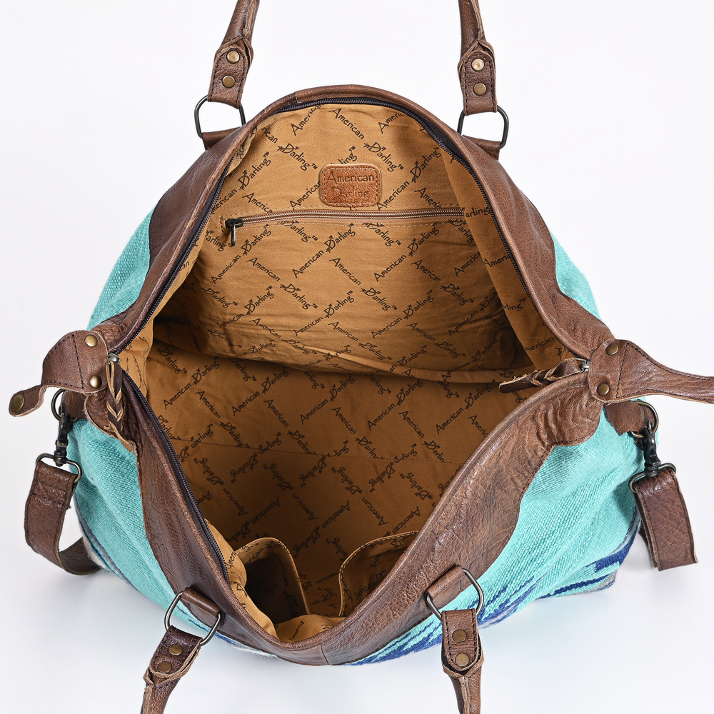 AD American Darling Lona Sillín Manta Cuero Genuino Mujer Bolso Western - Imagen 26 de 102