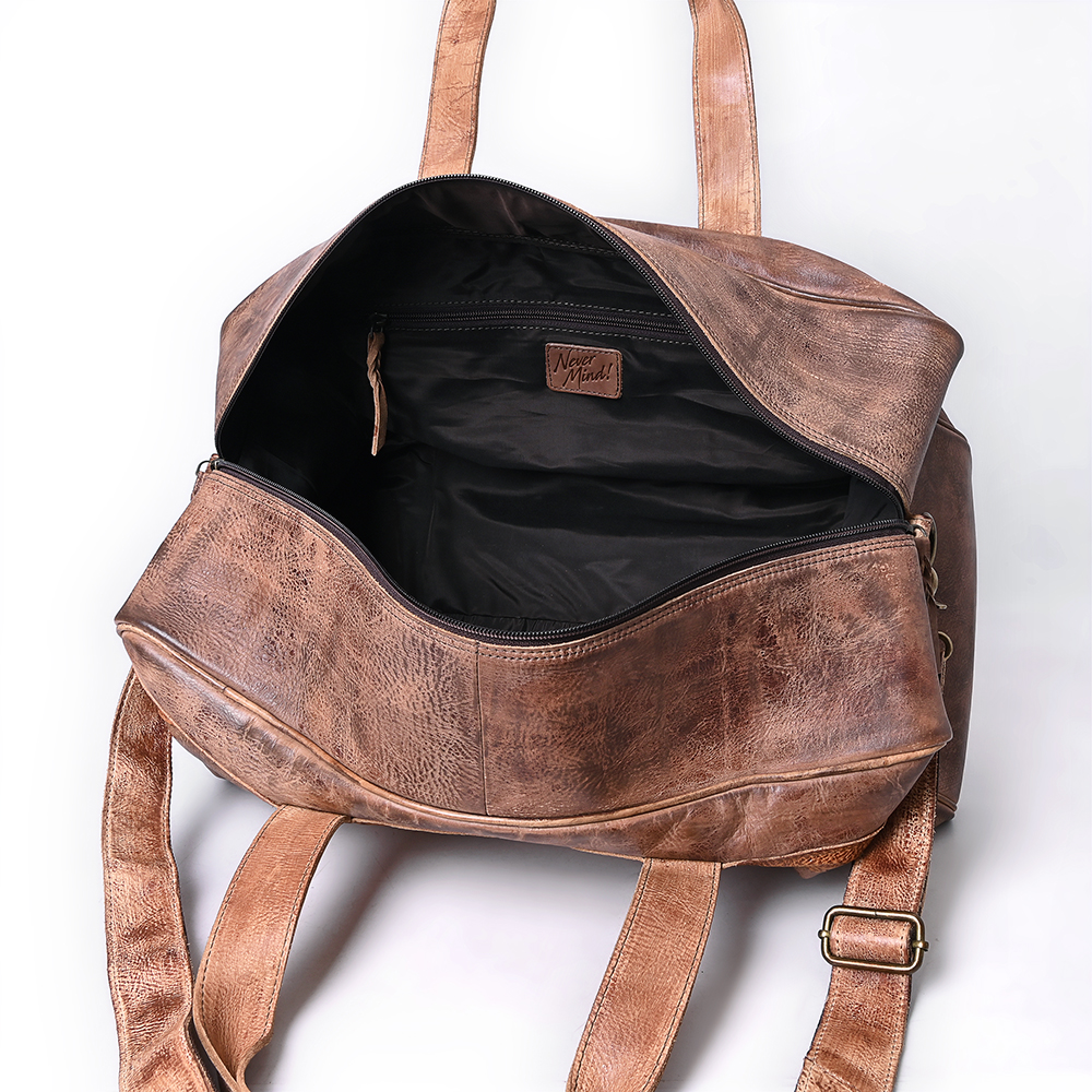 NM Never Mind Duffel Echtleder Damen Tasche Western Handtasche Geldbeutel - Bild 16 von 20