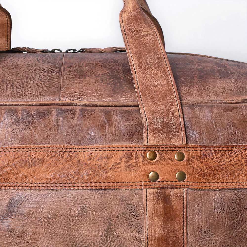 NM Never Mind Duffel Echtleder Damen Tasche Western Handtasche Geldbeutel - Bild 11 von 20
