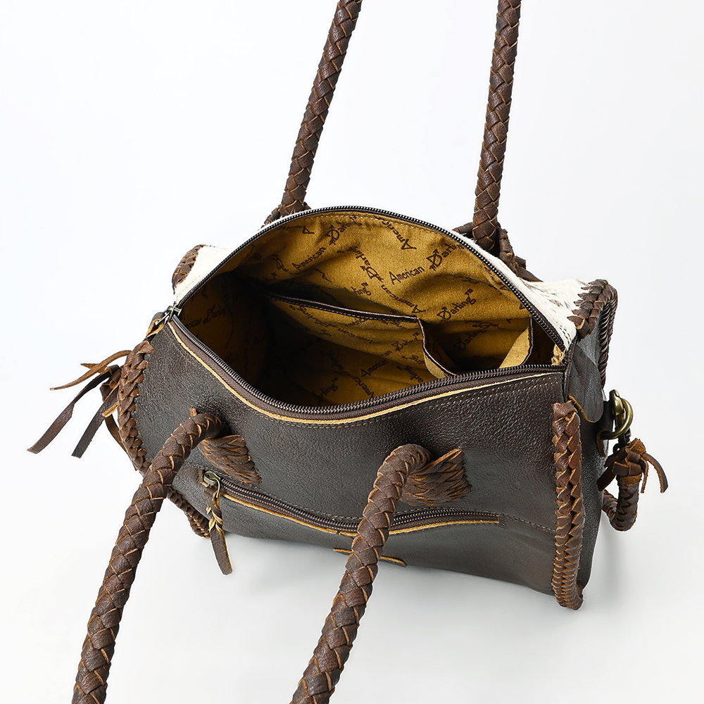 AD American Darling Duffel borsa da donna in vera pelle borsa a mano western borsetta - Foto 22 di 44