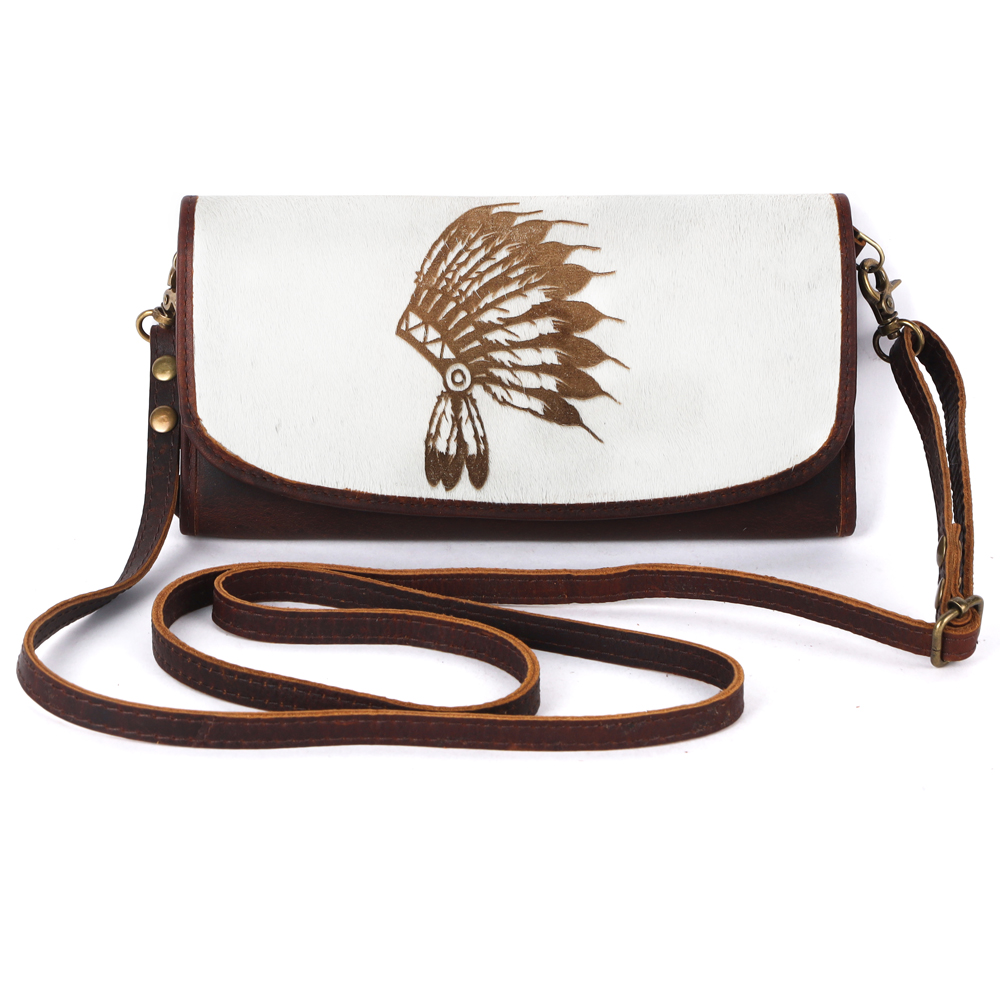 AD American Darling Wallet Hair on Full Grain Genuine Leather Western Women Bag - Picture 68 of 170