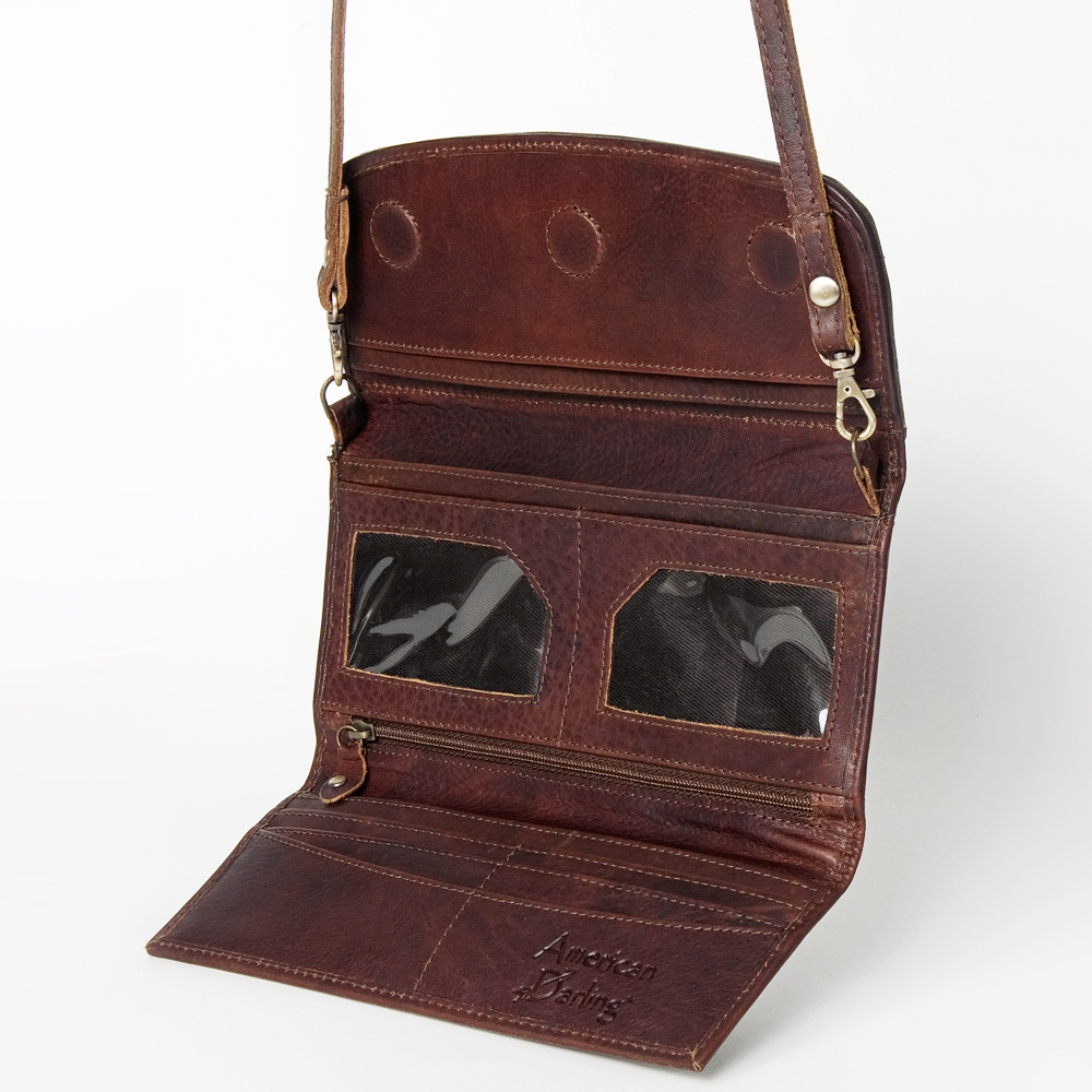 AD American Darling Wallet Hair on Full Grain Genuine Leather Western Women Bag - Picture 70 of 170