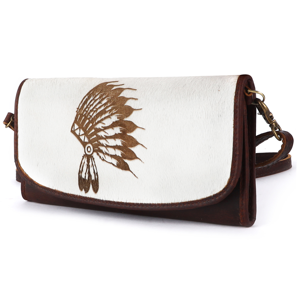 AD American Darling Wallet Hair on Full Grain Genuine Leather Western Women Bag - Picture 67 of 170