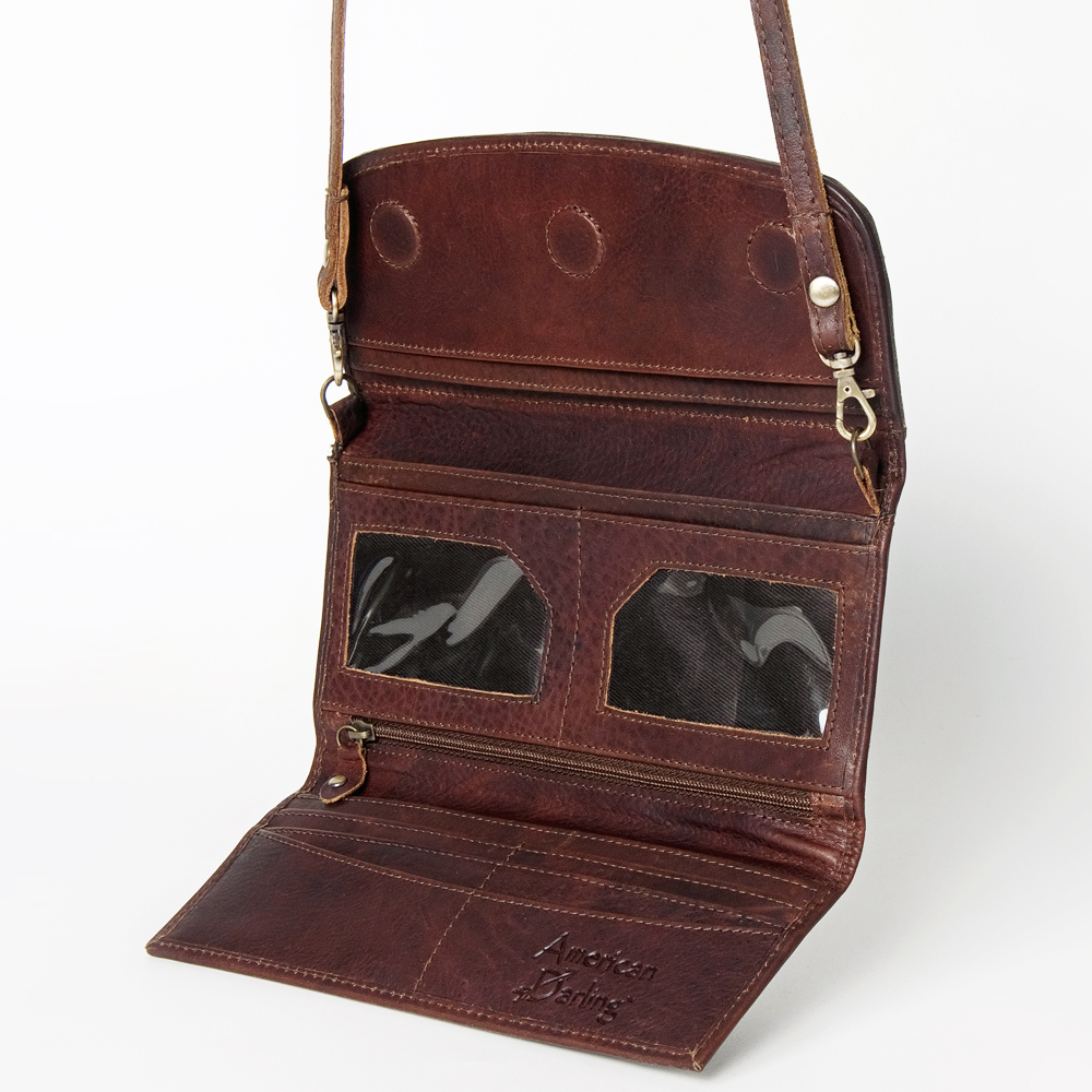 AD American Darling Wallet Hair on Full Grain Genuine Leather Western Women Bag - Picture 106 of 170