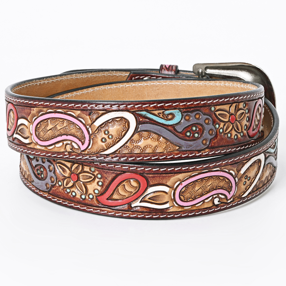 AD American Darling schön handgefertigter echter amerikanischer Ledergürtel Herren - Bild 5 von 80